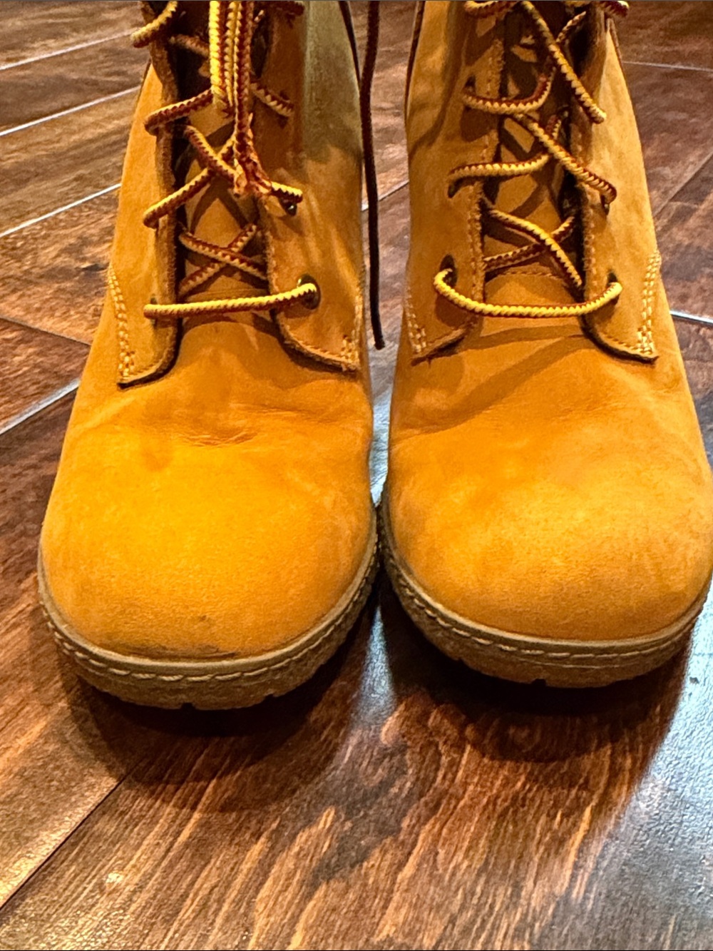 Timberland Women's Lace-Up Heeled Boot, Size 6.5 - Picture 7 of 11